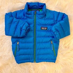 Patagonia Baby Puffer Jacket - Blue and Green